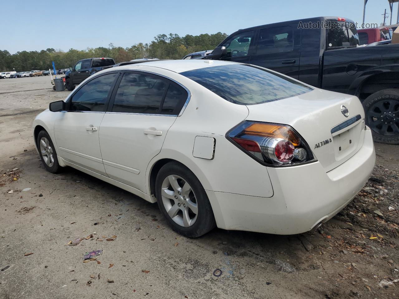 2008 Nissan Altima 2.5 White vin: 1N4AL21E98N454849