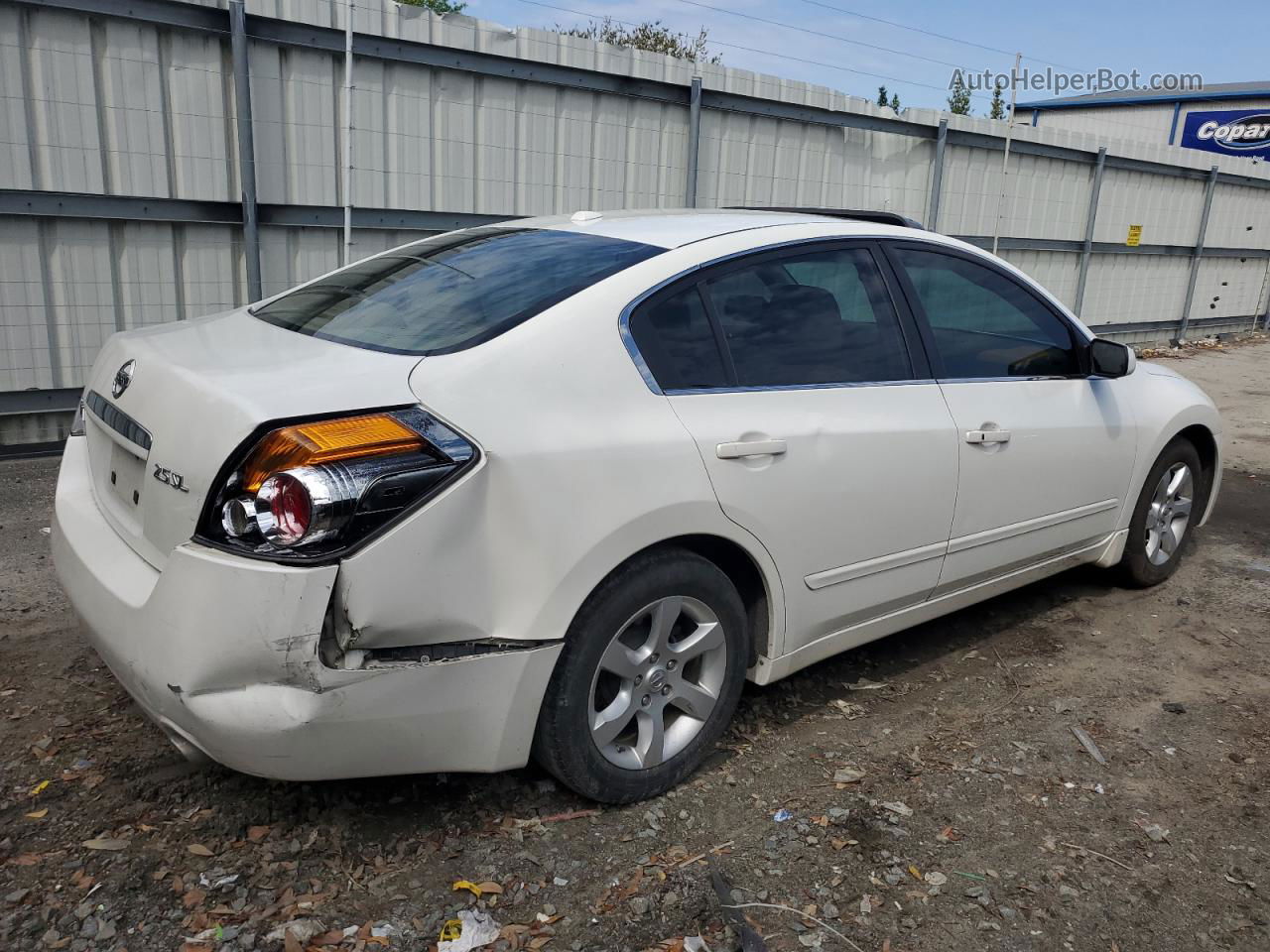 2008 Nissan Altima 2.5 White vin: 1N4AL21E98N454849