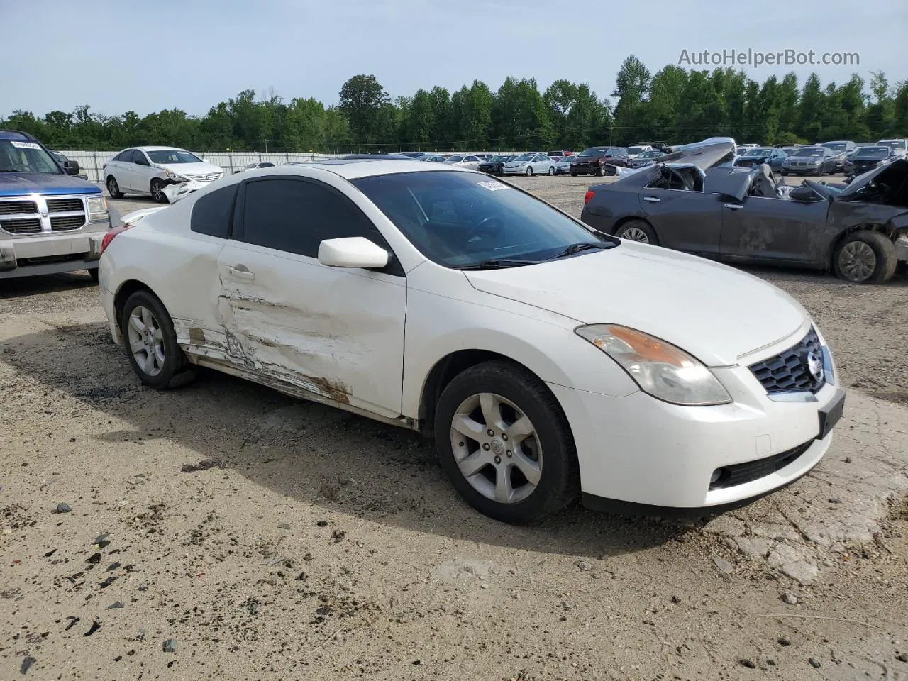 2009 Nissan Altima 2.5s White vin: 1N4AL24E19C182371