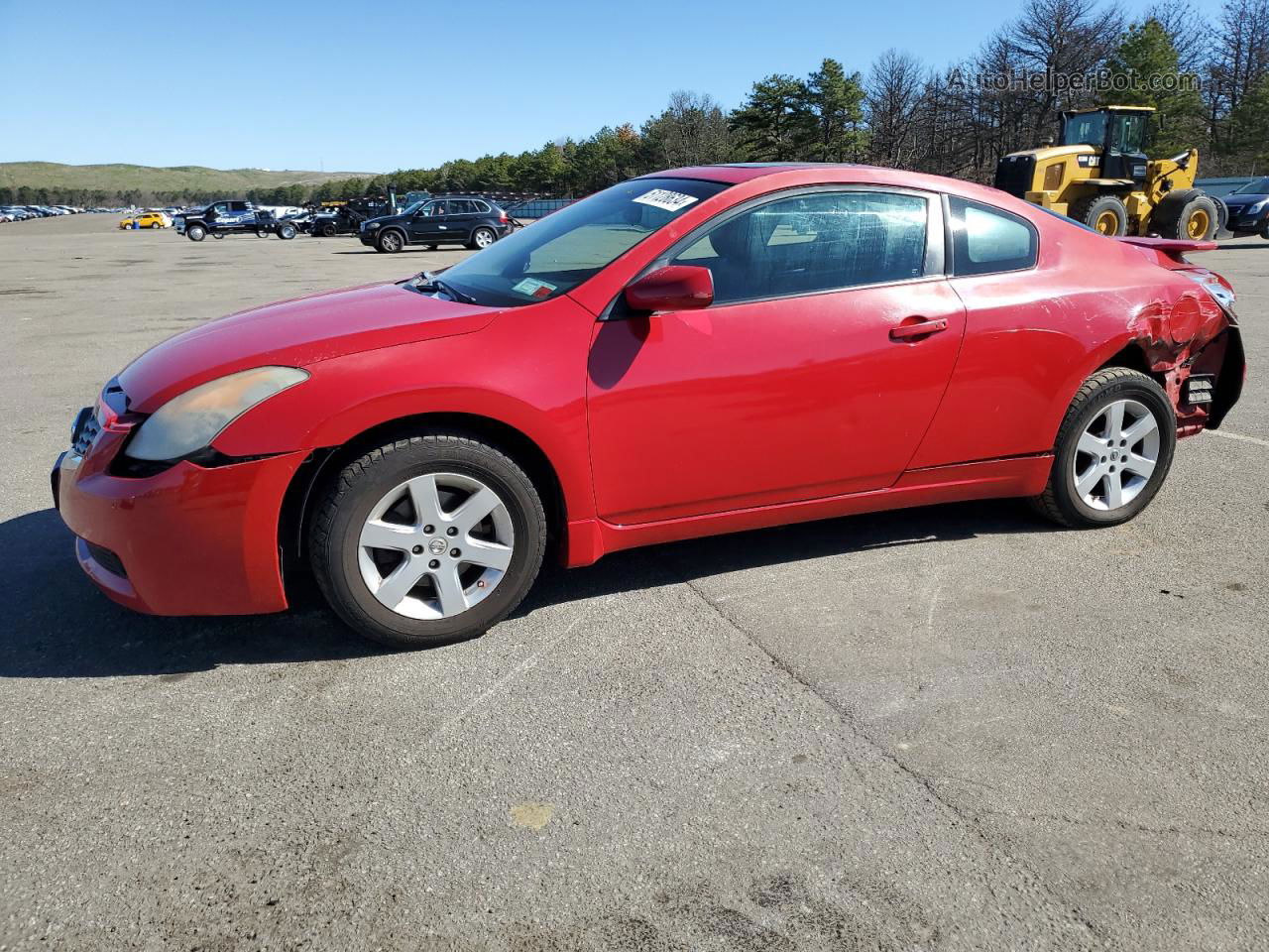 2008 Nissan Altima 2.5s Red vin: 1N4AL24E28C162838