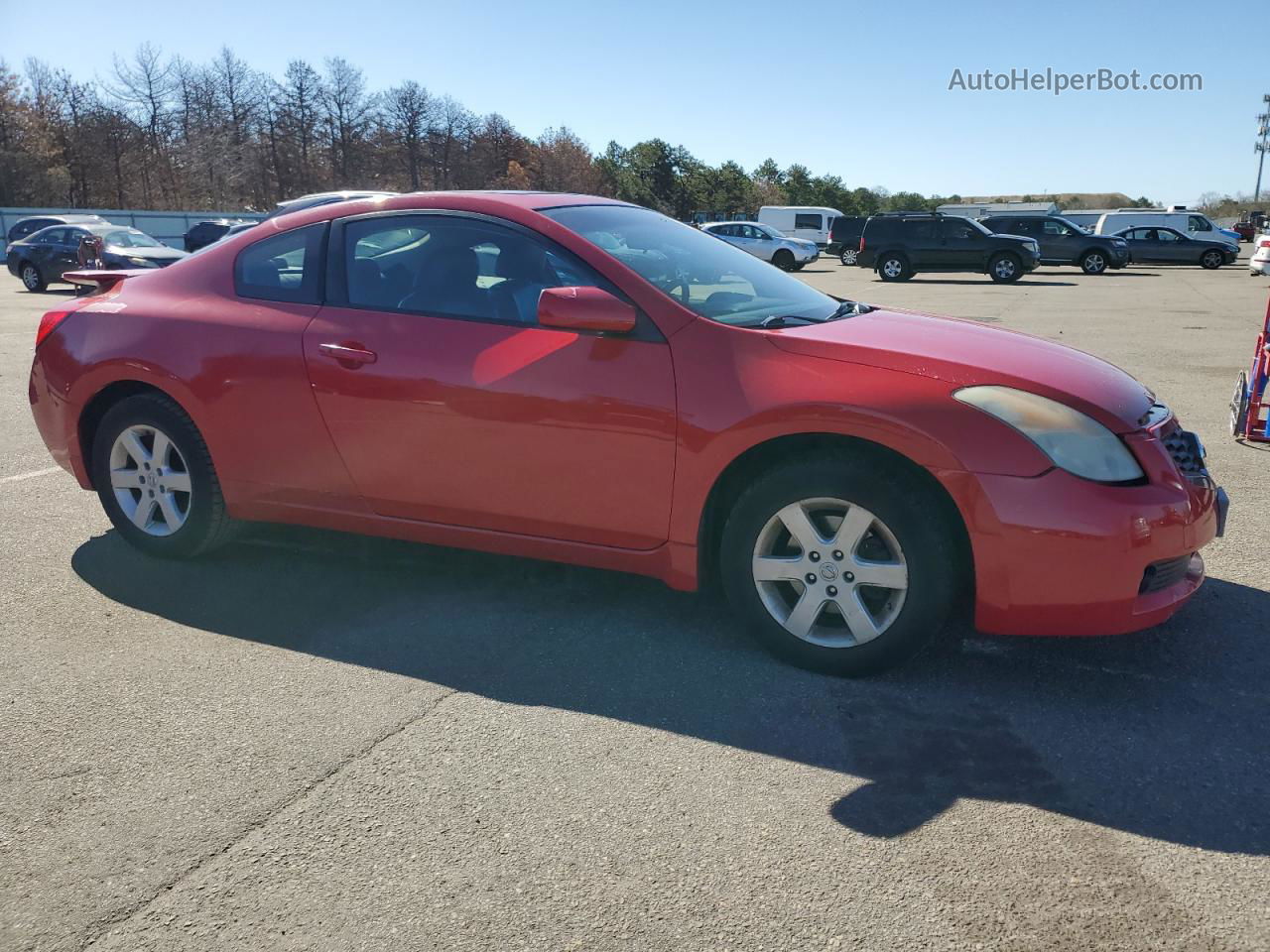 2008 Nissan Altima 2.5s Red vin: 1N4AL24E28C162838