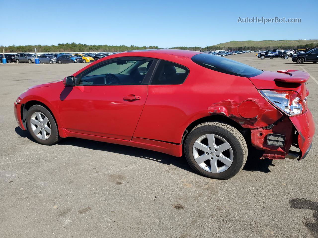 2008 Nissan Altima 2.5s Red vin: 1N4AL24E28C162838