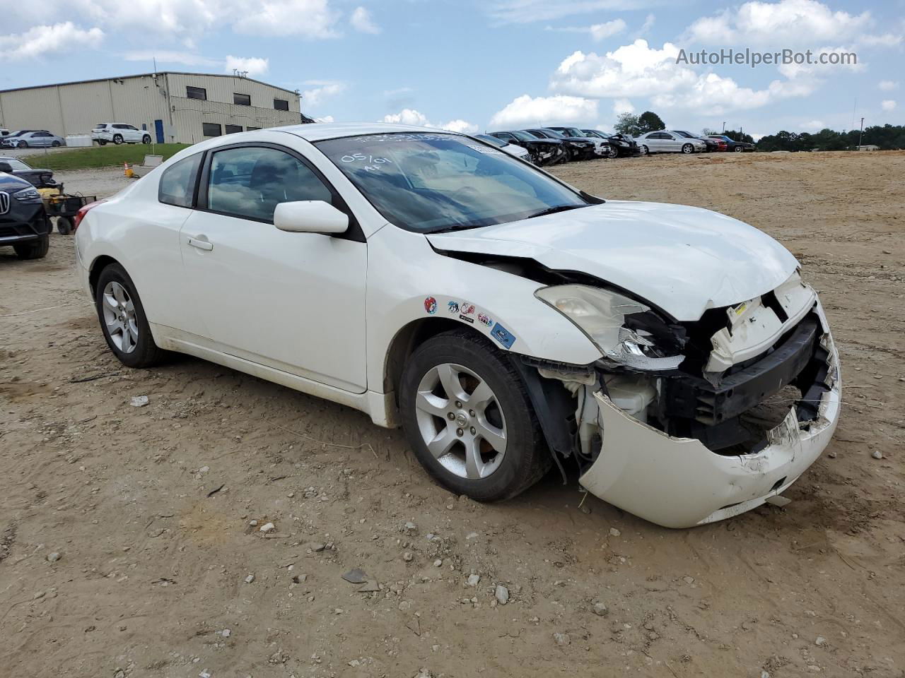 2009 Nissan Altima 2.5s White vin: 1N4AL24E29C191872