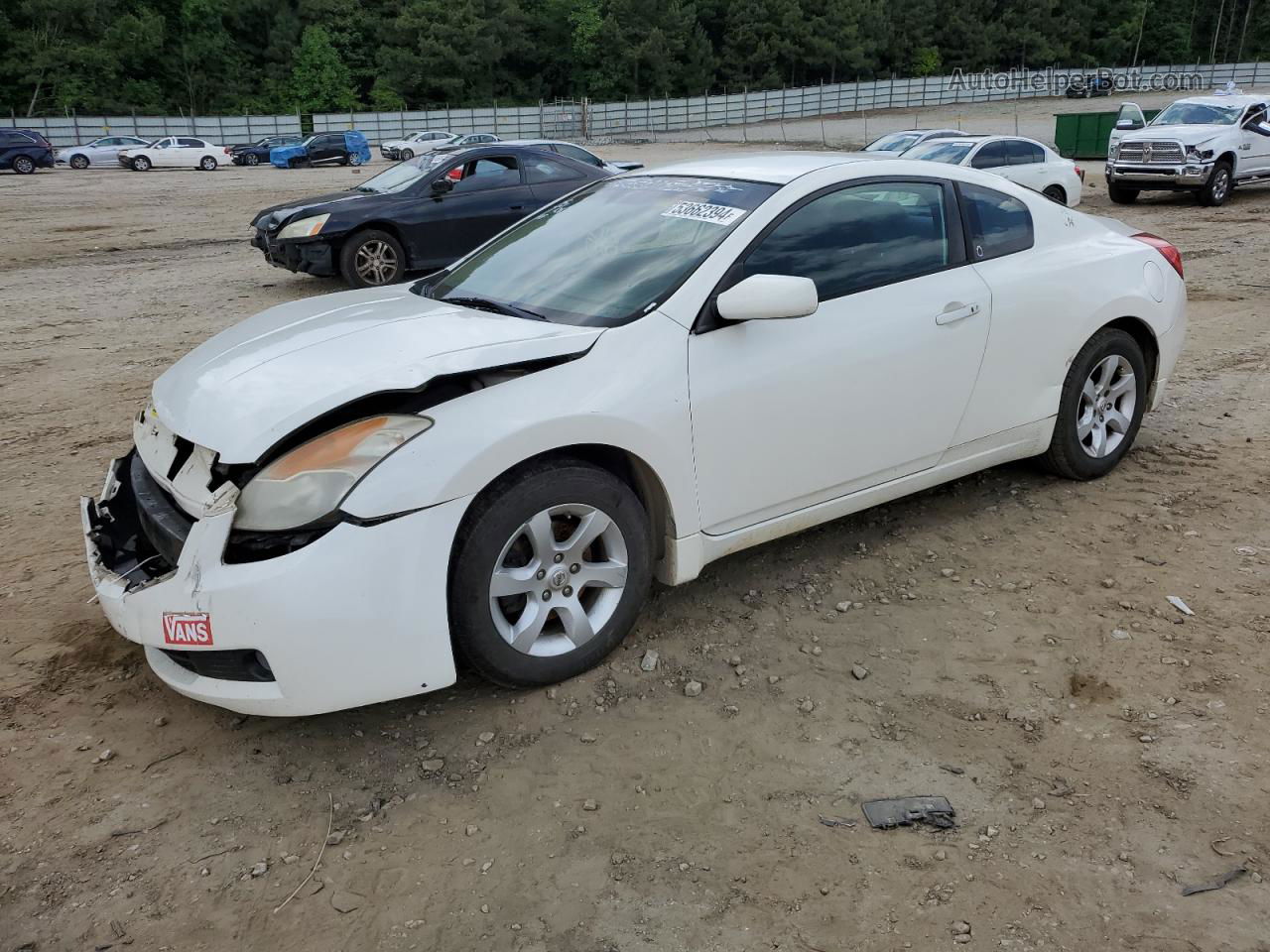 2009 Nissan Altima 2.5s White vin: 1N4AL24E29C191872