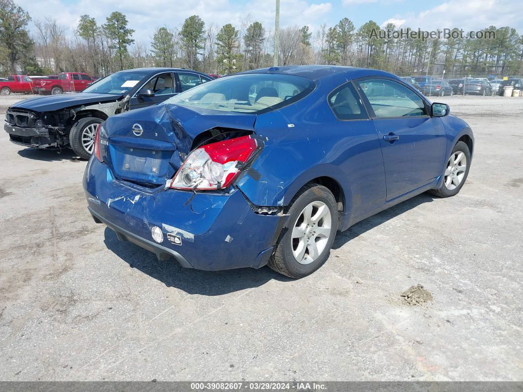 2008 Nissan Altima 2.5 S Blue vin: 1N4AL24E38C167000