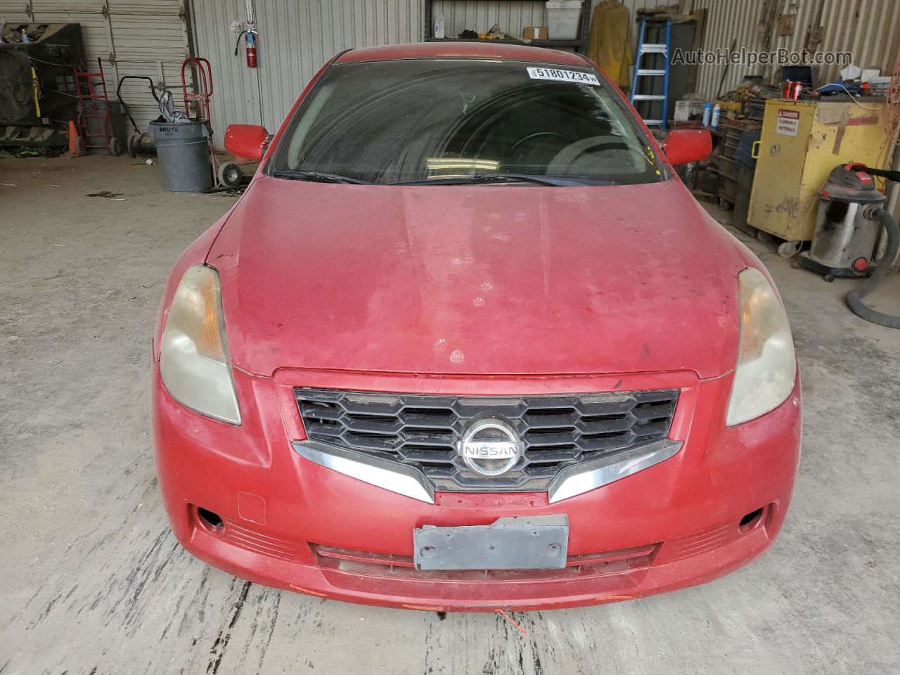 2009 Nissan Altima 2.5s Red vin: 1N4AL24E39C198734