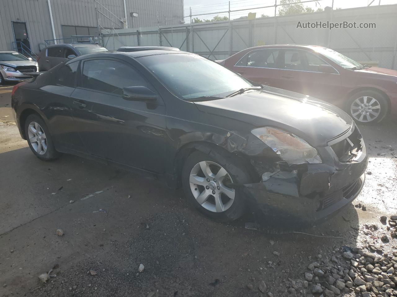 2008 Nissan Altima 2.5s Black vin: 1N4AL24E48C116587