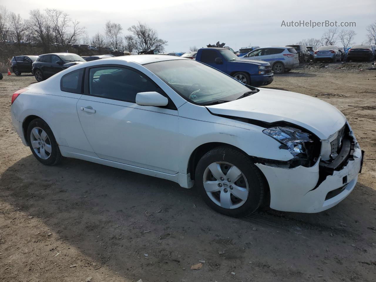 2008 Nissan Altima 2.5s White vin: 1N4AL24E58C205164