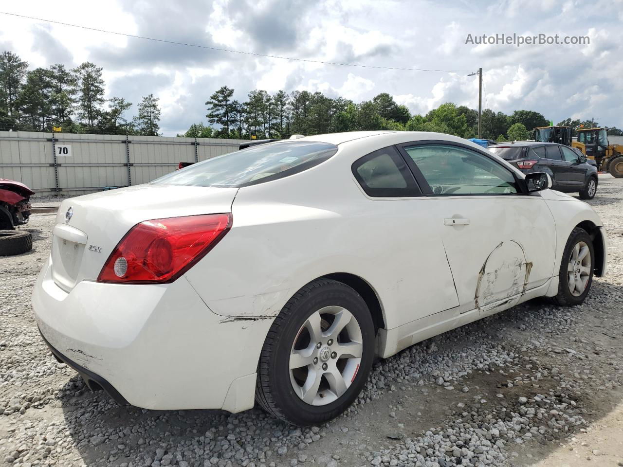 2009 Nissan Altima 2.5s White vin: 1N4AL24E59C137157