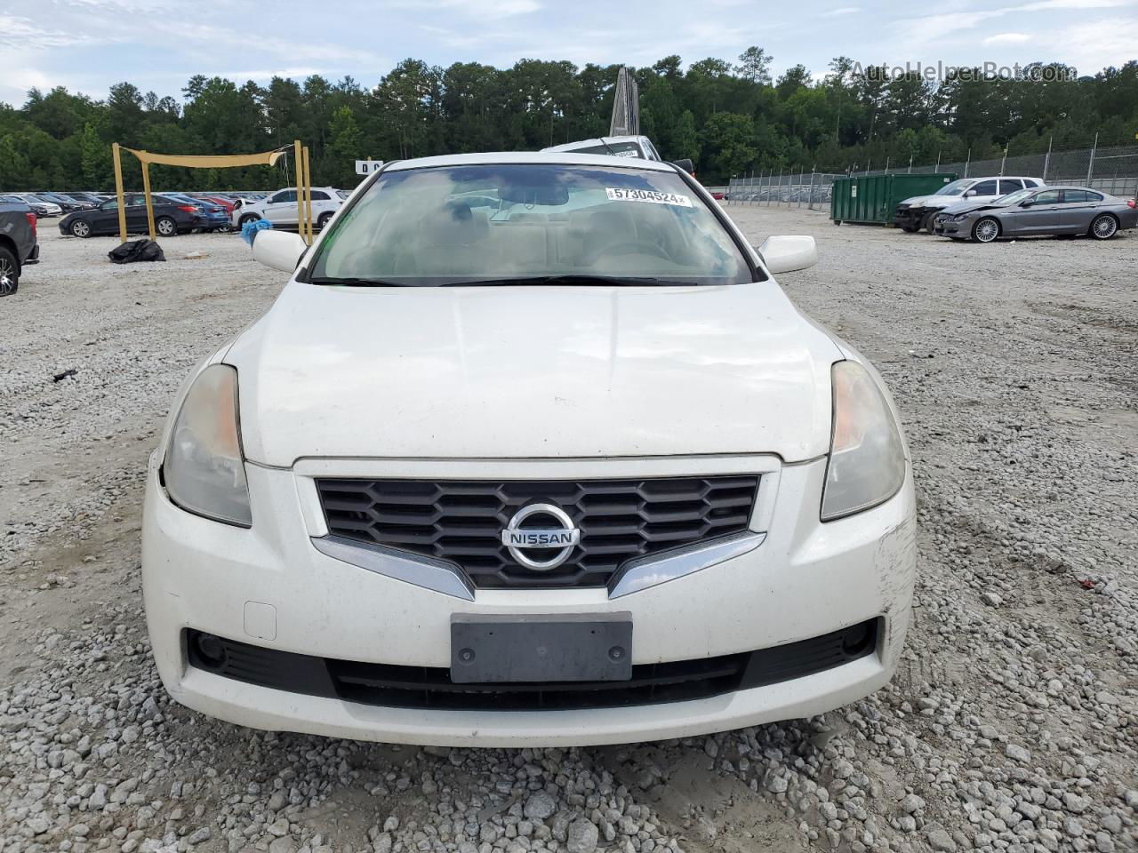 2009 Nissan Altima 2.5s White vin: 1N4AL24E59C137157