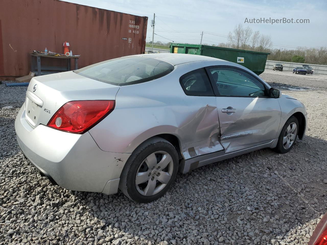 2008 Nissan Altima 2.5s Silver vin: 1N4AL24E68C137070