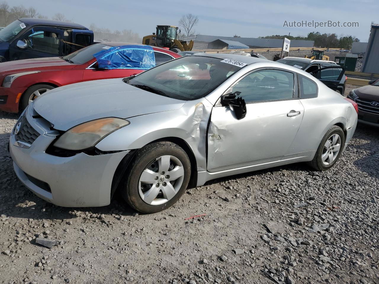 2008 Nissan Altima 2.5s Silver vin: 1N4AL24E68C137070