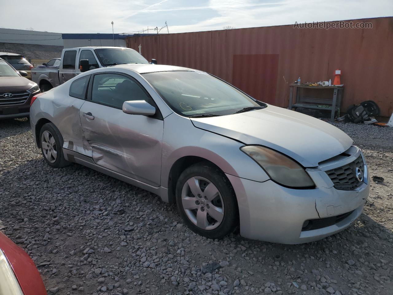 2008 Nissan Altima 2.5s Silver vin: 1N4AL24E68C137070