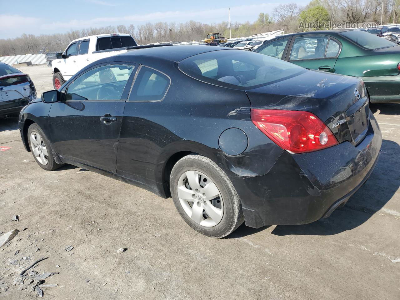 2008 Nissan Altima 2.5s Black vin: 1N4AL24E78C267522