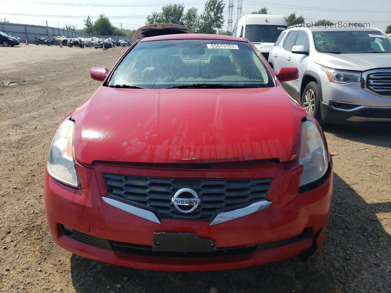 2008 Nissan Altima 2.5s Красный vin: 1N4AL24E88C140620