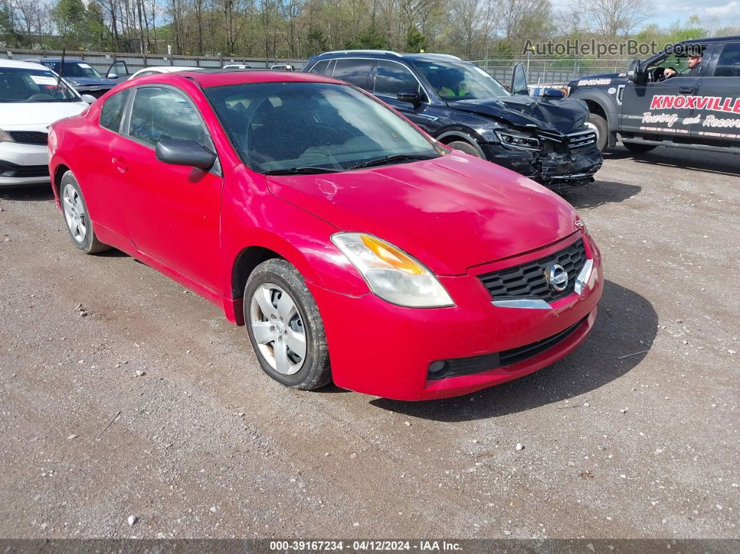 2008 Nissan Altima 2.5 S Red vin: 1N4AL24EX8C234806