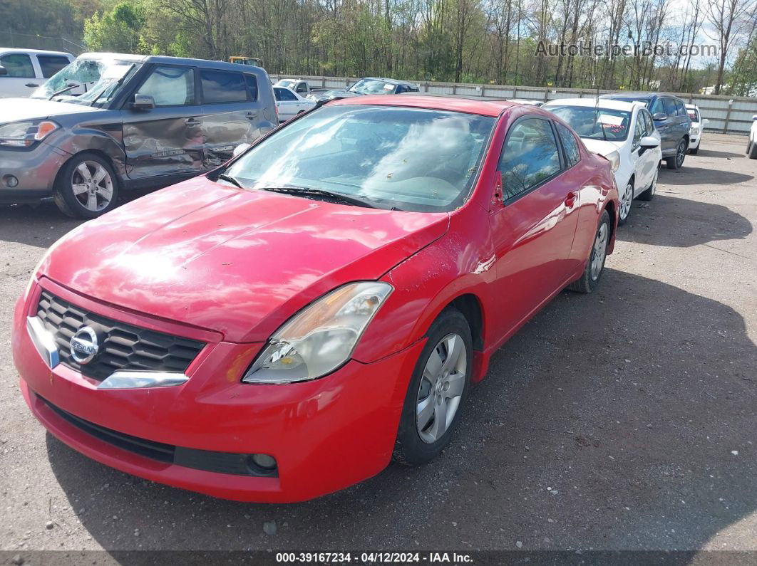 2008 Nissan Altima 2.5 S Red vin: 1N4AL24EX8C234806