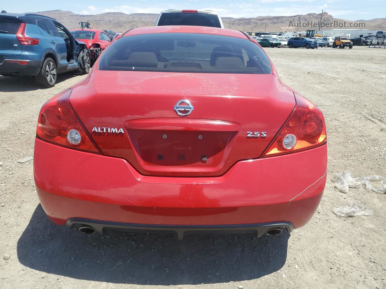 2009 Nissan Altima 2.5s Red vin: 1N4AL24EX9C186709