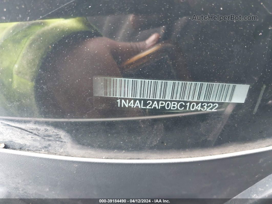 2011 Nissan Altima 2.5 S Silver vin: 1N4AL2AP0BC104322