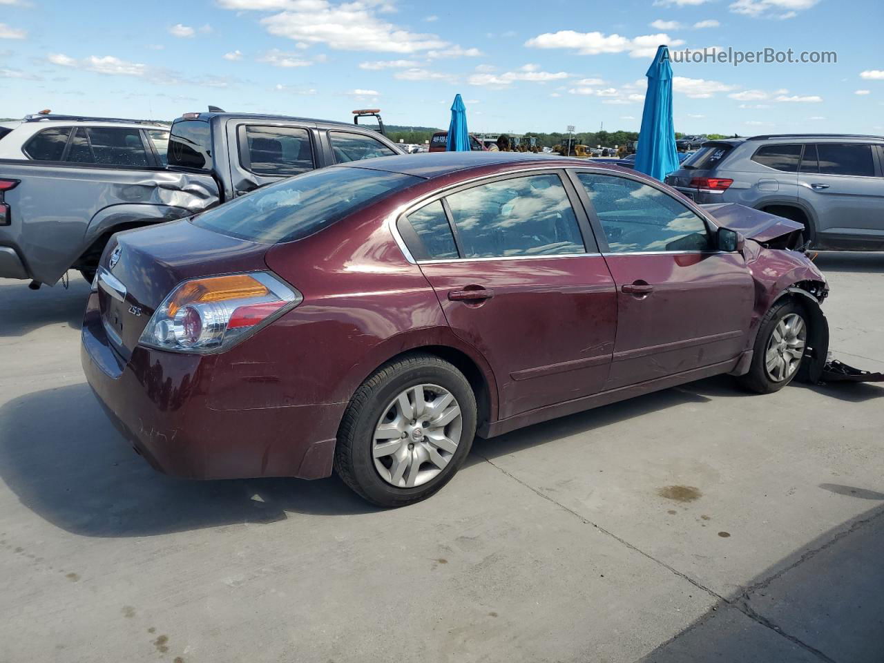 2011 Nissan Altima Base Maroon vin: 1N4AL2AP0BC147980