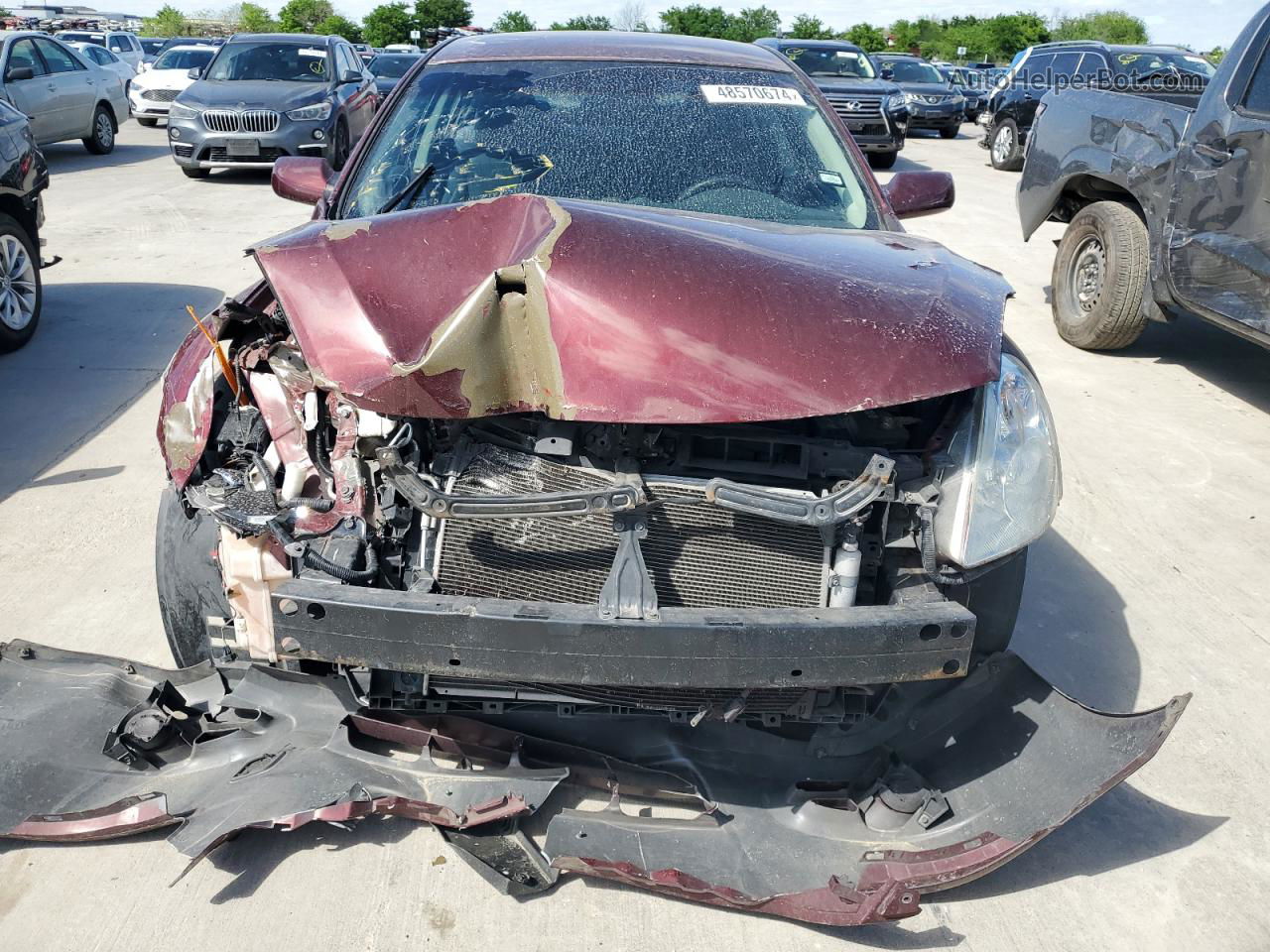 2011 Nissan Altima Base Maroon vin: 1N4AL2AP0BC147980