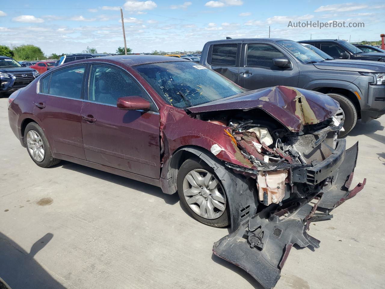 2011 Nissan Altima Base Maroon vin: 1N4AL2AP0BC147980