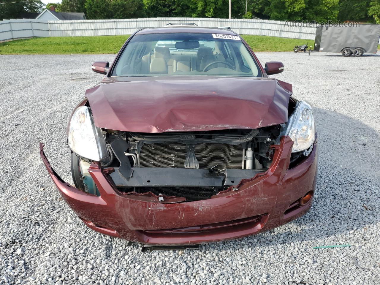 2011 Nissan Altima Base Burgundy vin: 1N4AL2AP0BN453470