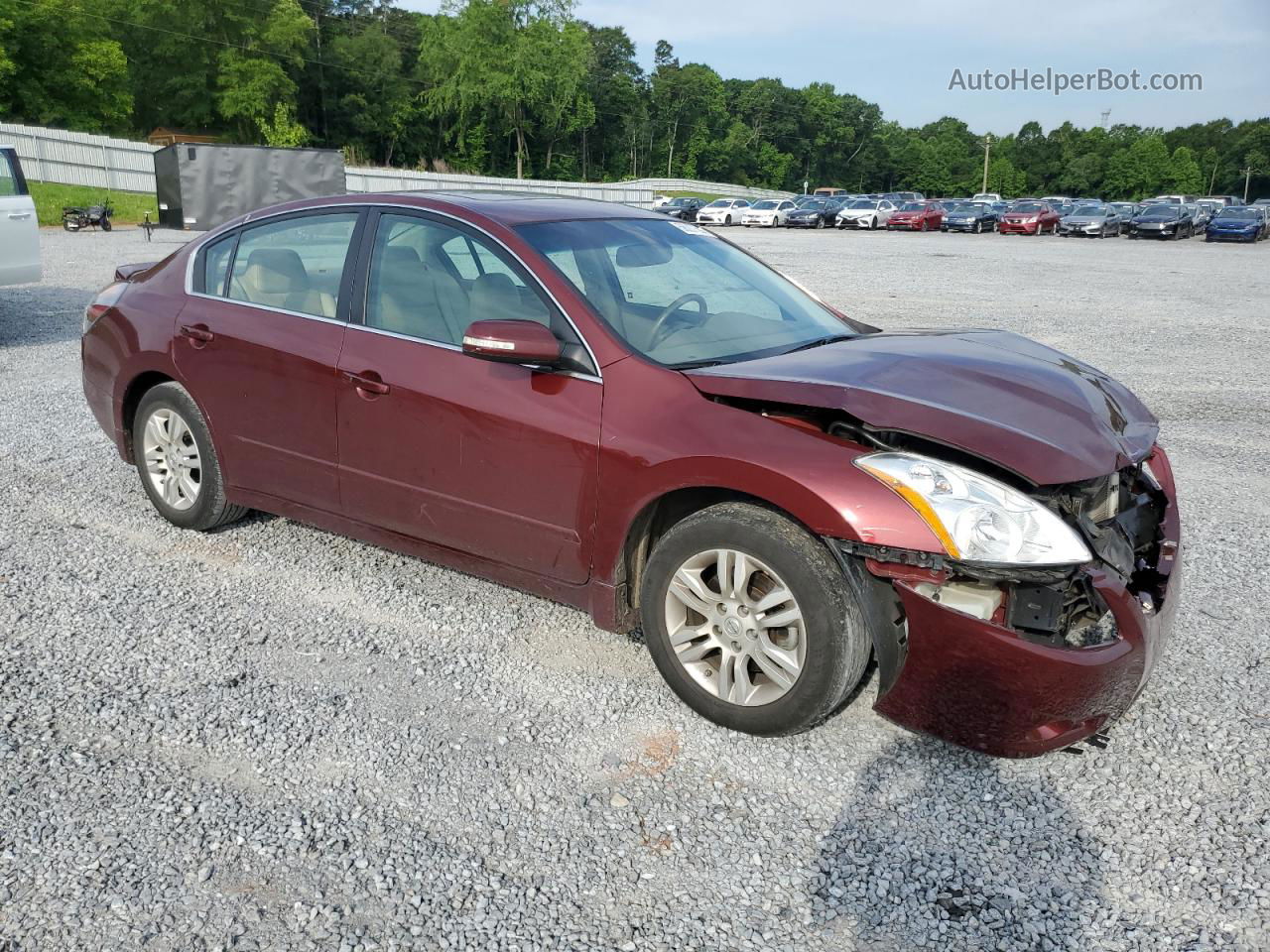 2011 Nissan Altima Base Burgundy vin: 1N4AL2AP0BN453470