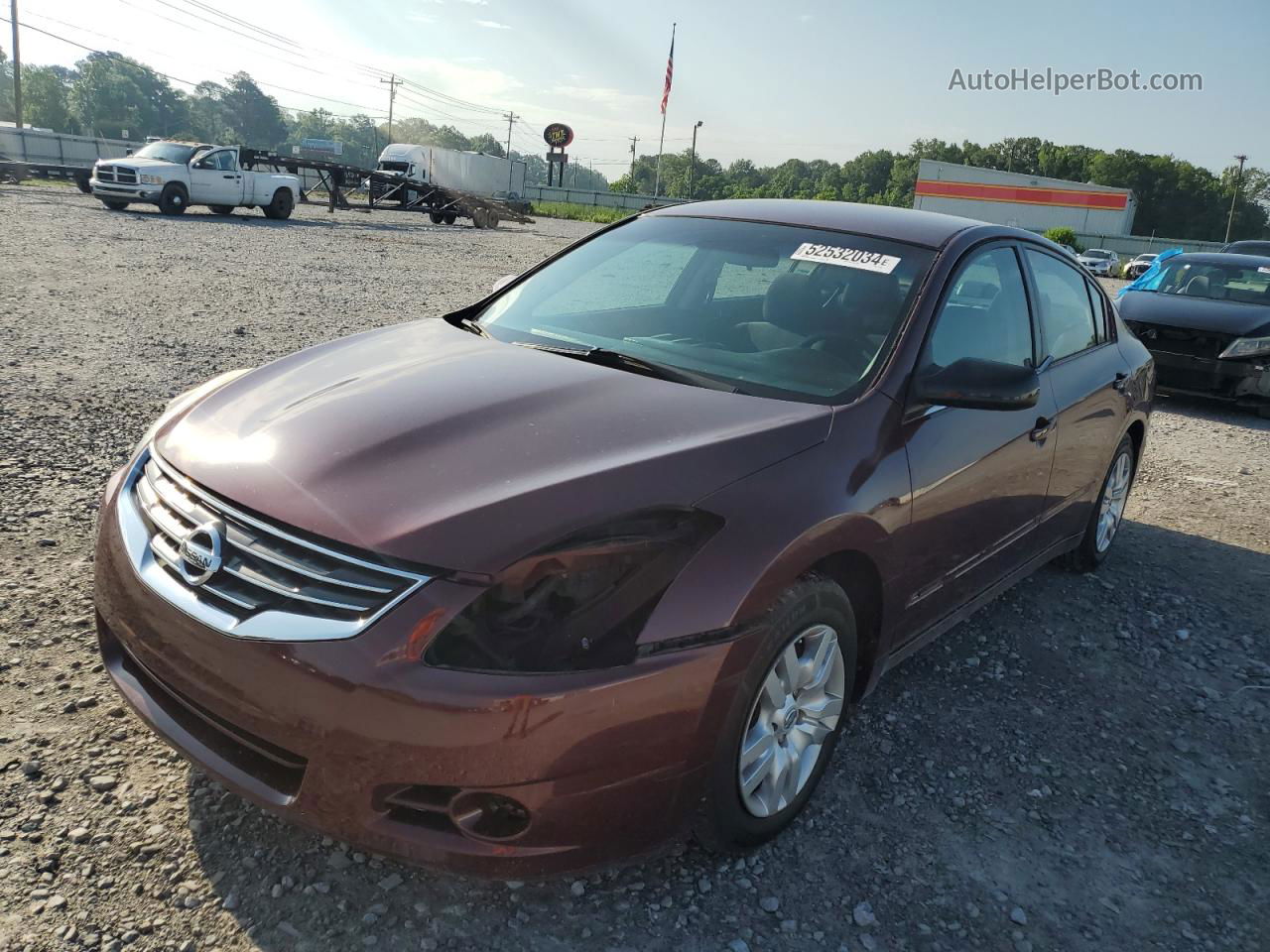 2011 Nissan Altima Base Burgundy vin: 1N4AL2AP1BN420056