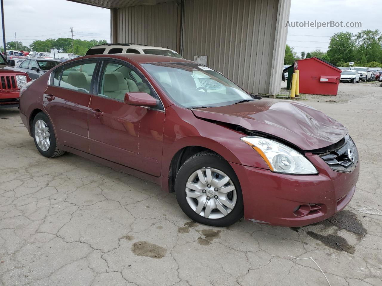 2011 Nissan Altima Base Maroon vin: 1N4AL2AP1BN494111