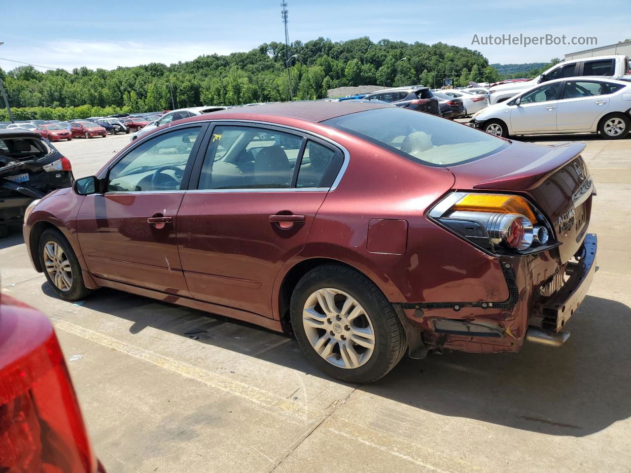 2011 Nissan Altima Base Burgundy vin: 1N4AL2AP2BC170628