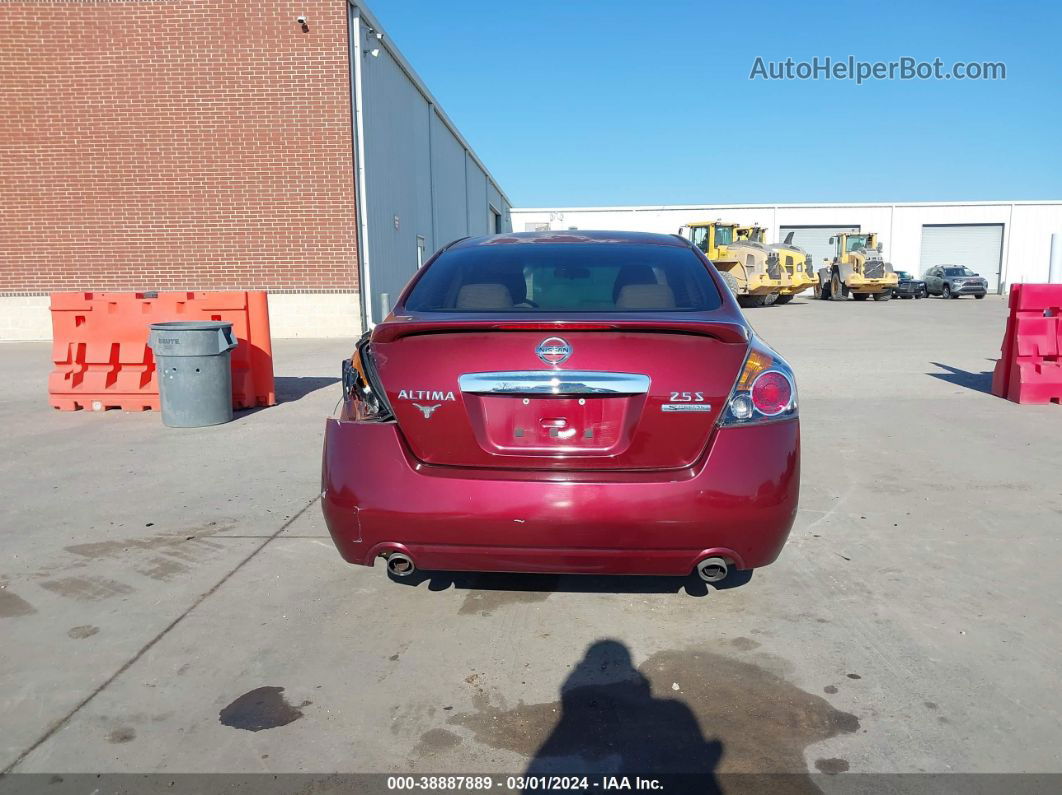 2011 Nissan Altima 2.5 S Темно-бордовый vin: 1N4AL2AP2BN402620