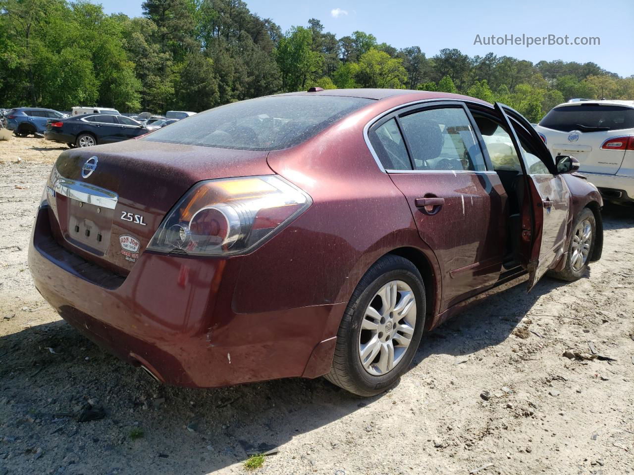 2011 Nissan Altima Base Burgundy vin: 1N4AL2AP2BN516343