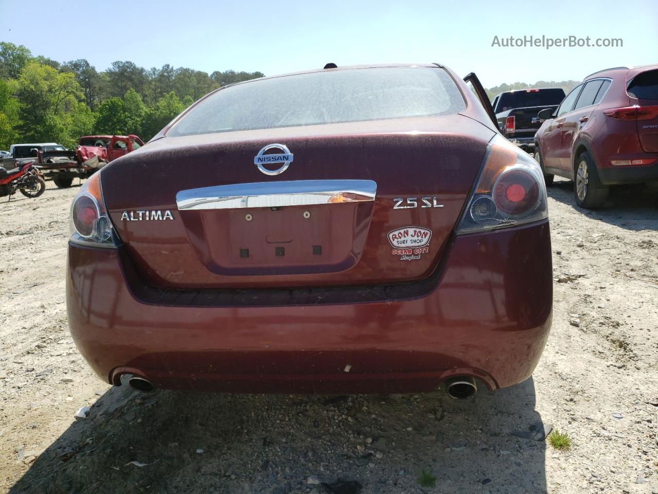 2011 Nissan Altima Base Burgundy vin: 1N4AL2AP2BN516343