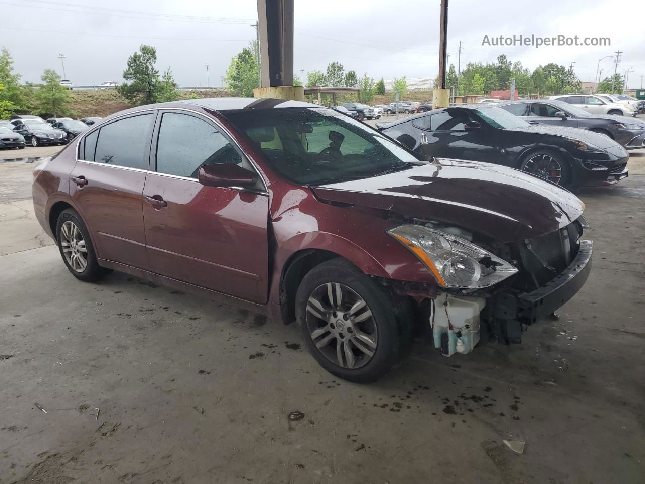 2011 Nissan Altima Base Burgundy vin: 1N4AL2AP3BC163316