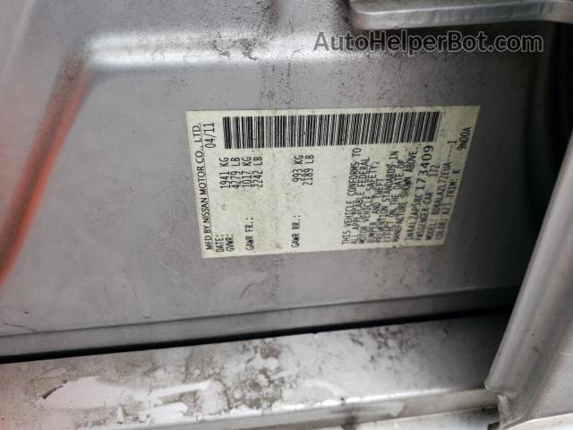 2011 Nissan Altima Base Серебряный vin: 1N4AL2AP5BC173409