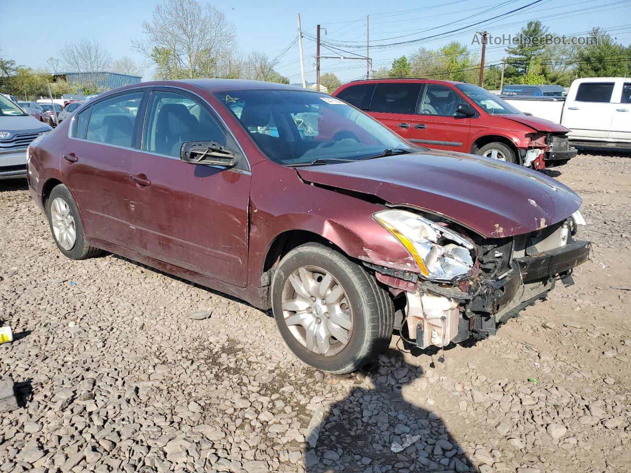 2011 Nissan Altima Base Red vin: 1N4AL2AP6BN458611