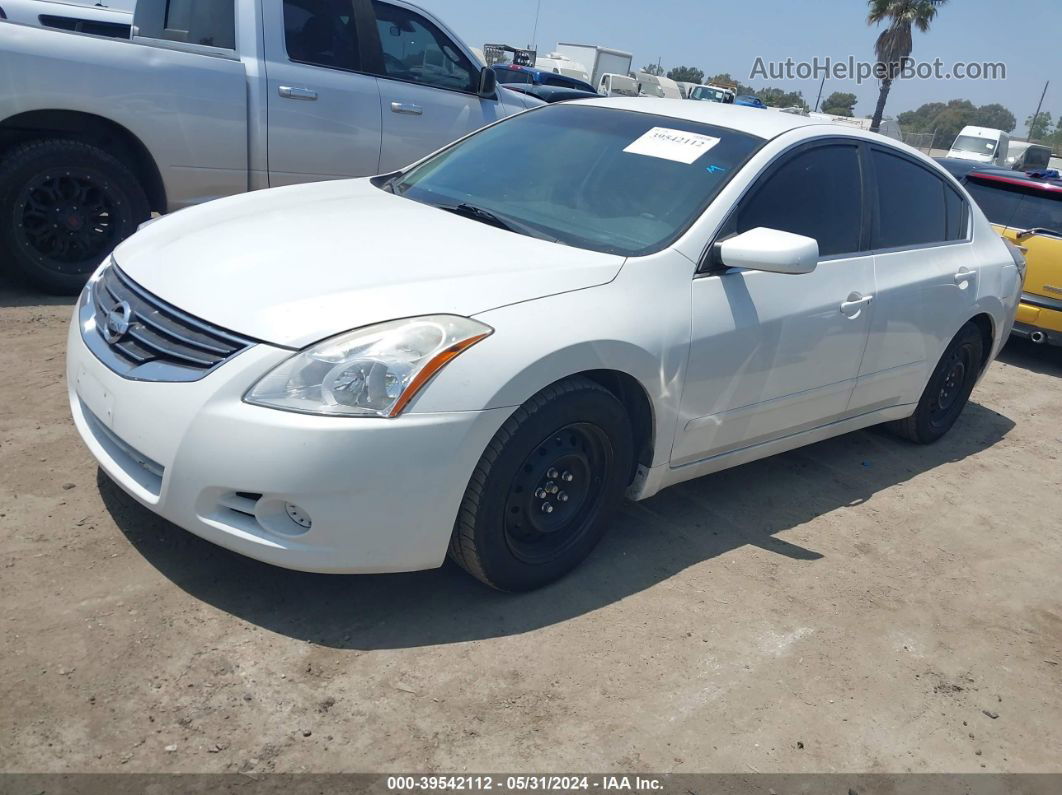 2011 Nissan Altima 2.5 S White vin: 1N4AL2AP7BN406274