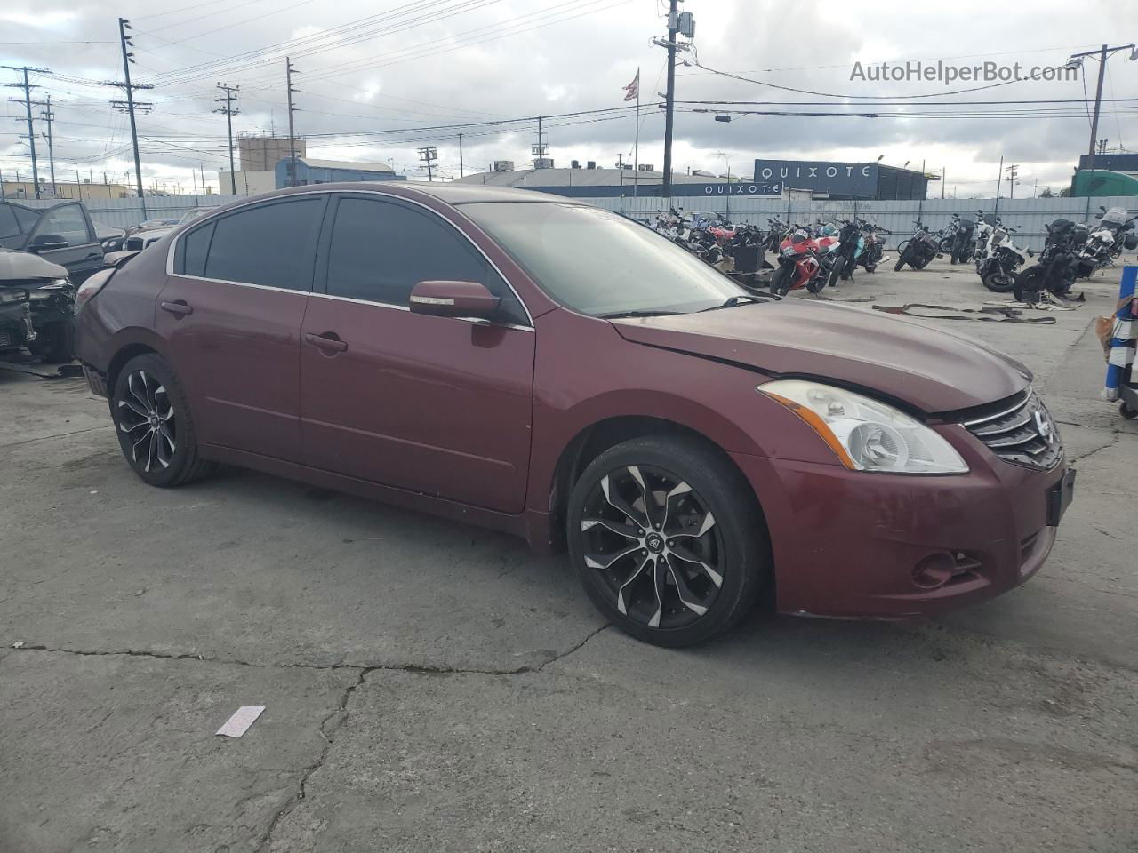 2011 Nissan Altima Base Burgundy vin: 1N4AL2AP7BN463218