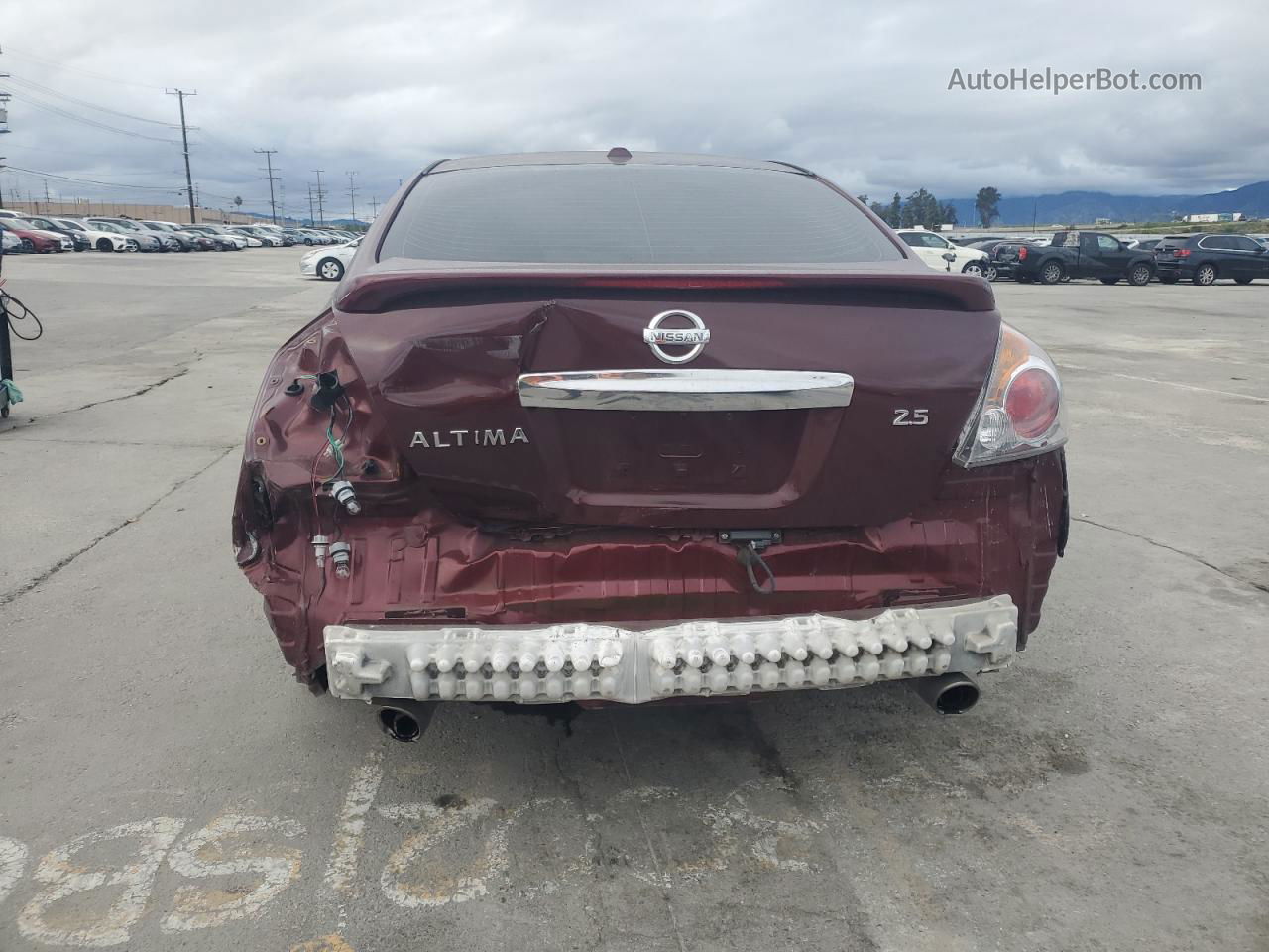 2011 Nissan Altima Base Burgundy vin: 1N4AL2AP7BN463218