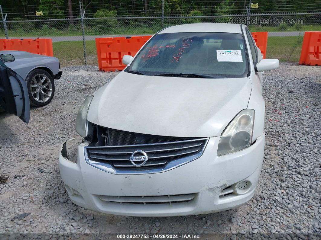 2011 Nissan Altima 2.5 S White vin: 1N4AL2AP7BN493853