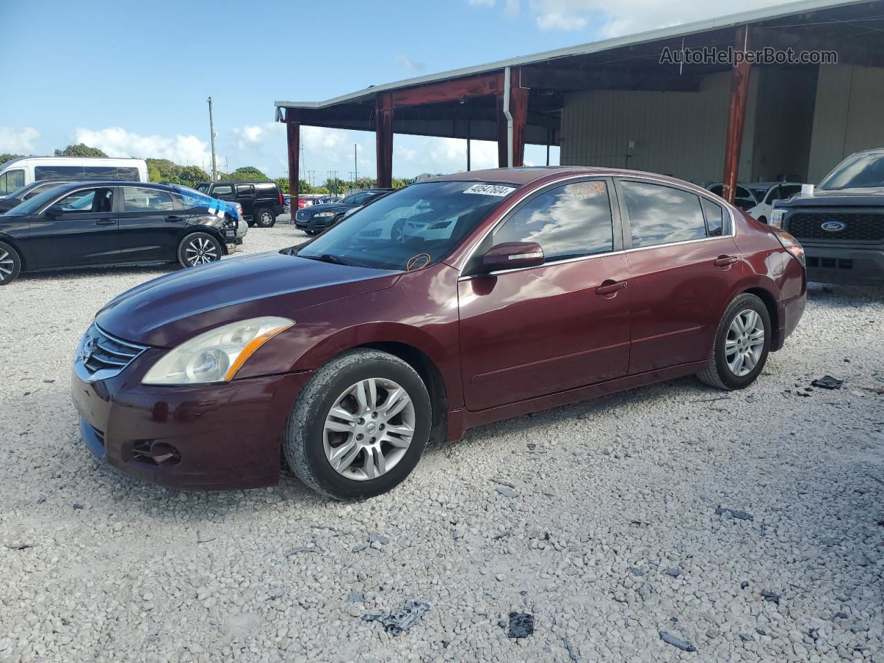 2011 Nissan Altima Base Burgundy vin: 1N4AL2AP7BN506293