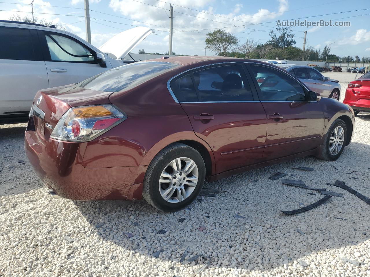 2011 Nissan Altima Base Burgundy vin: 1N4AL2AP7BN506293