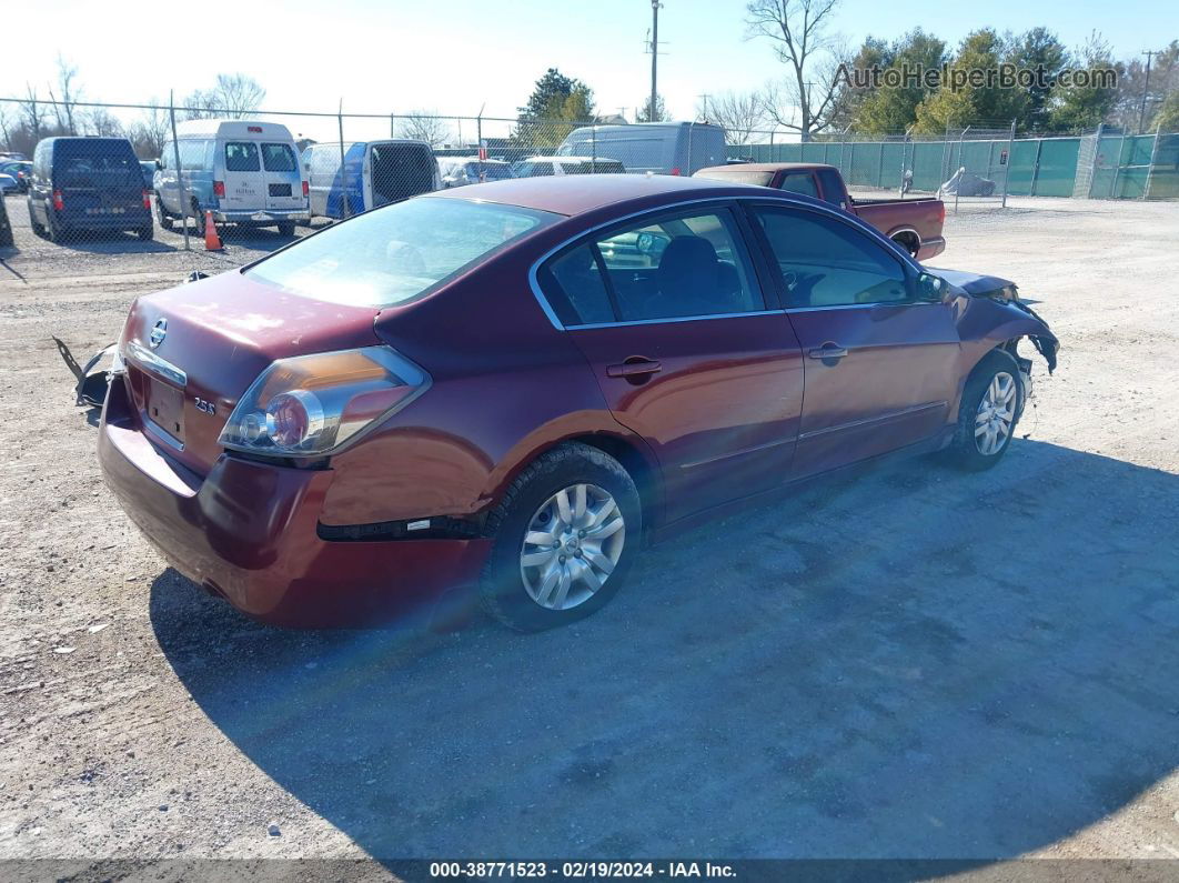 2011 Nissan Altima 2.5 S Maroon vin: 1N4AL2AP8BC122499