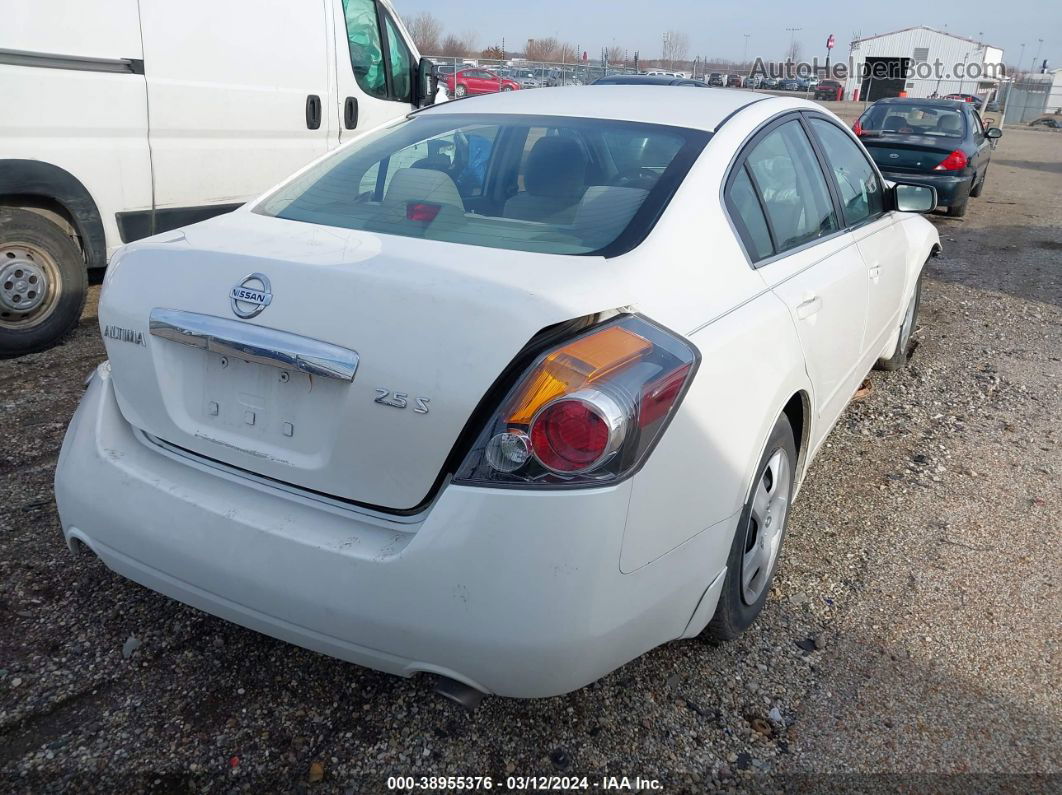 2011 Nissan Altima 2.5 S White vin: 1N4AL2AP8BC168687