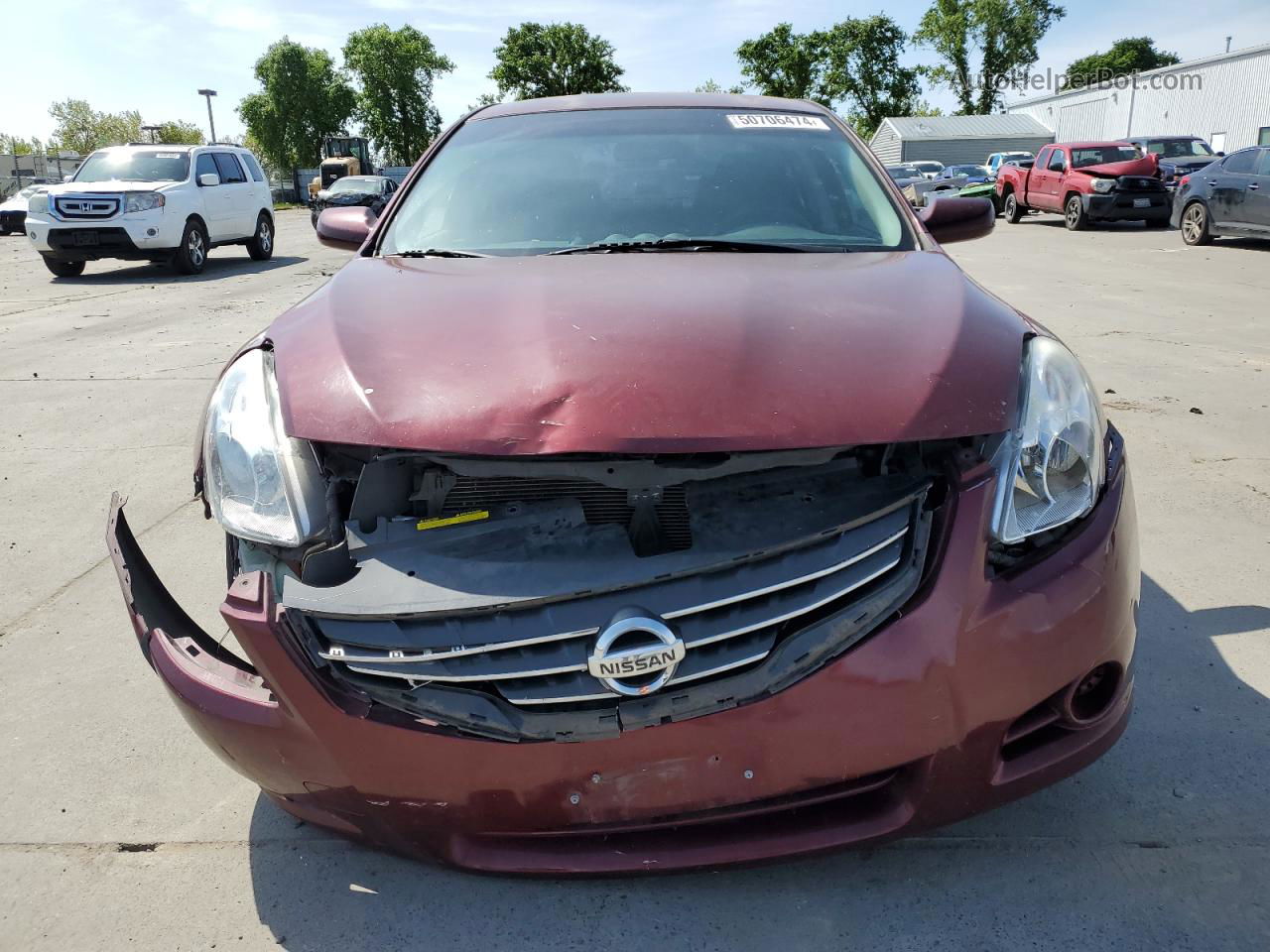 2011 Nissan Altima Base Бордовый vin: 1N4AL2AP8BN415842