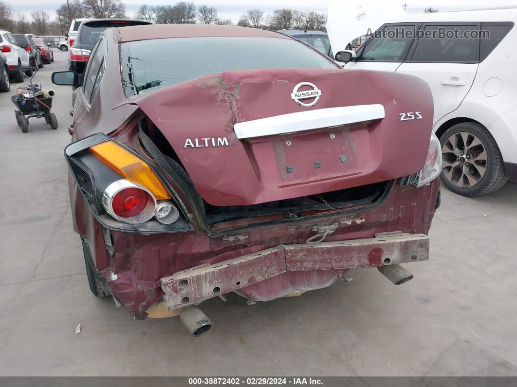 2011 Nissan Altima 2.5 S Maroon vin: 1N4AL2AP8BN448243