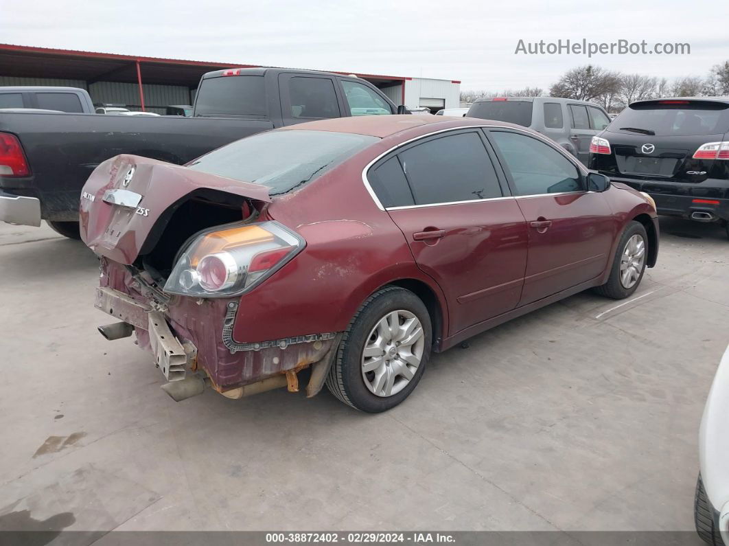 2011 Nissan Altima 2.5 S Maroon vin: 1N4AL2AP8BN448243