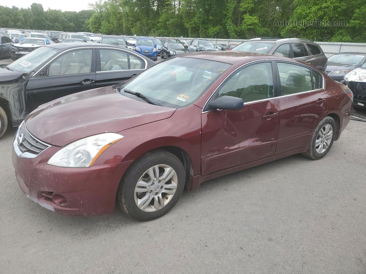 2011 Nissan Altima Base Темно-бордовый vin: 1N4AL2AP8BN452745