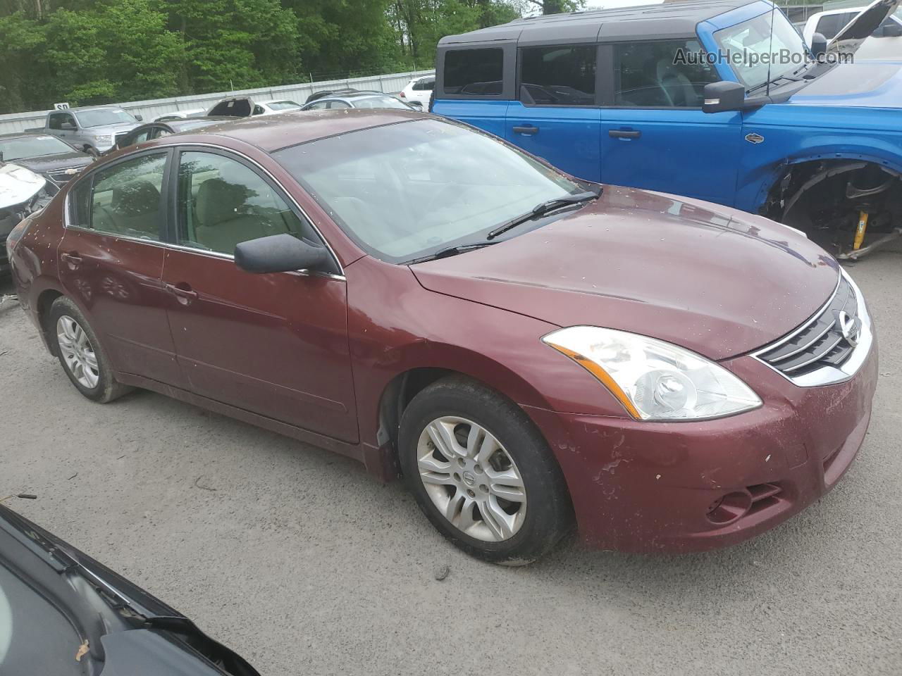 2011 Nissan Altima Base Темно-бордовый vin: 1N4AL2AP8BN452745